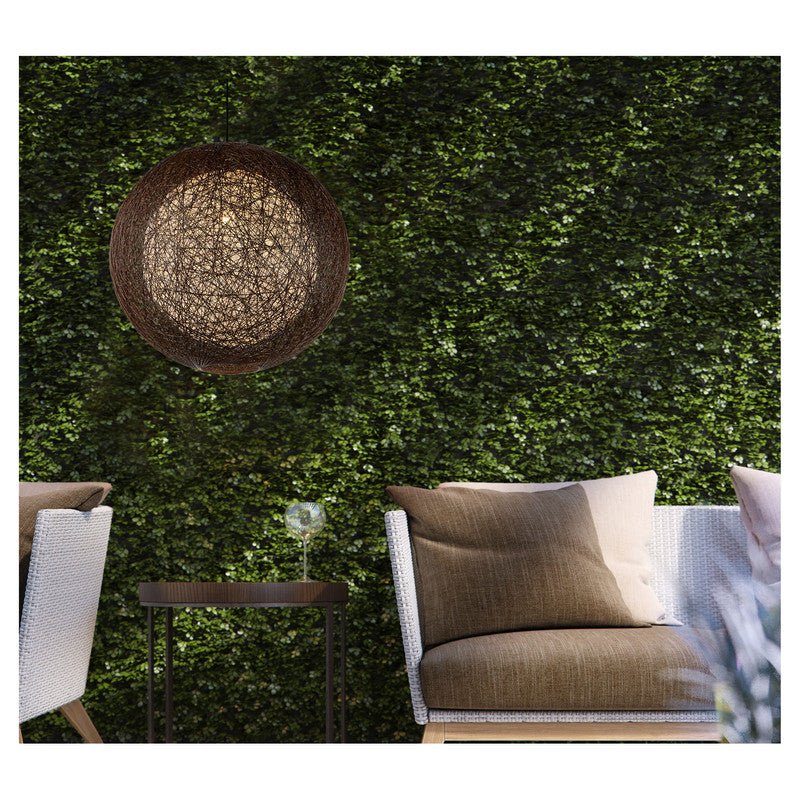 Maxim 14405CHWT - Bali 1 Light 19" Pendant