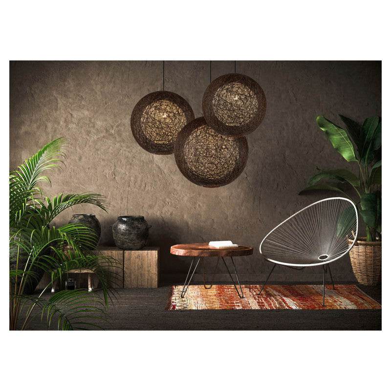 Maxim 14405CHWT - Bali 1 Light 19" Pendant