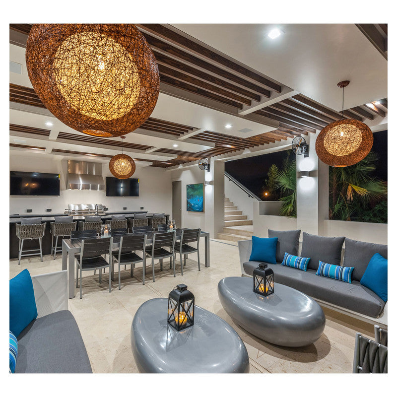 Maxim 14405CHWT - Bali 1 Light 19" Pendant