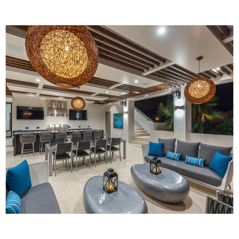 Maxim 14407CHWT - Bali 1 Light 24" Pendant