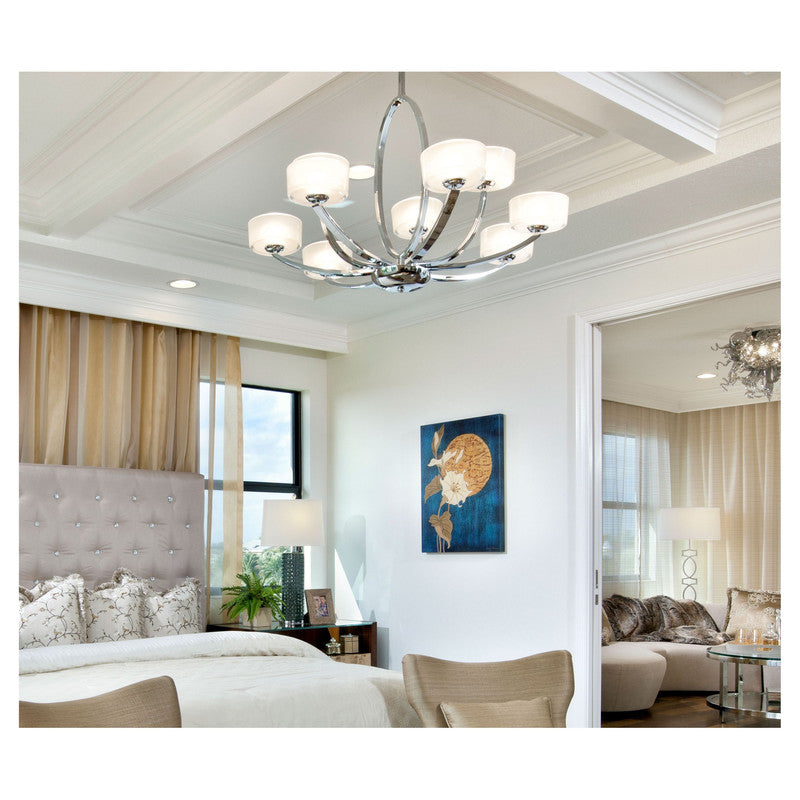 Maxim 19046FTPC - Elle 9 Light 37" Chandelier