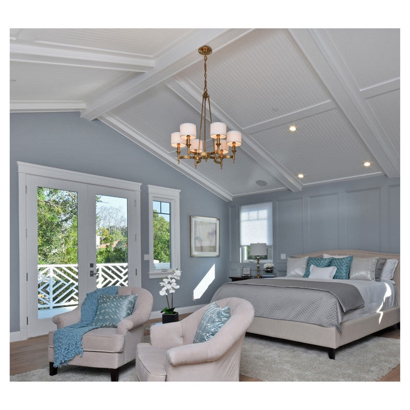 Maxim 22375OMNAB - Fairmont 6 Light 32" Chandelier