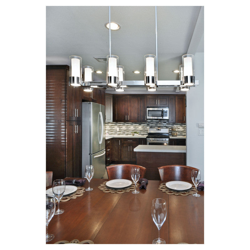 Maxim 24150BCGS - Arabesque 7 Light 18" Flush Mount