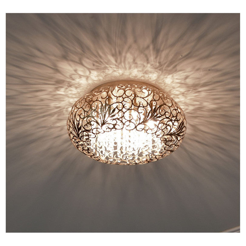 Maxim 24150BCGS - Arabesque 7 Light 18" Flush Mount