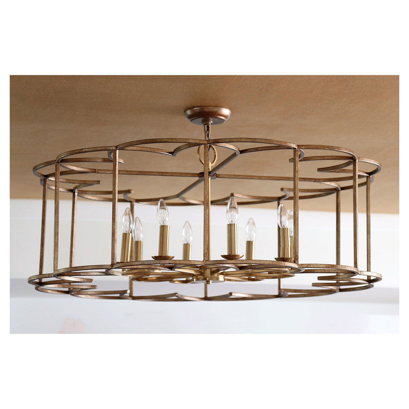 Maxim 24735BZF - Helix 6 Light 32" Chandelier