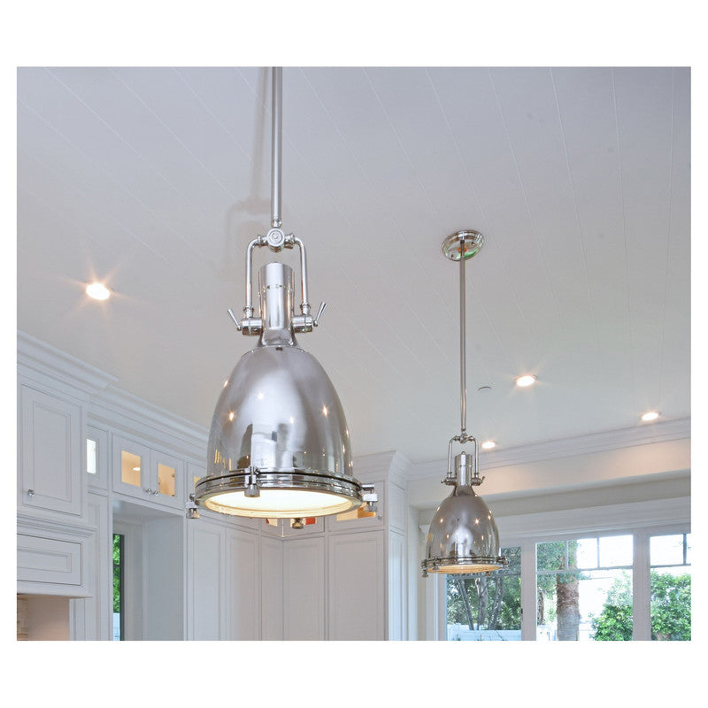 Maxim 25104FTBZ - Hi-Bay 1 Light 24" Pendant