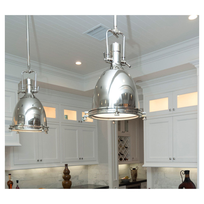 Maxim 25104FTBZ - Hi-Bay 1 Light 24" Pendant