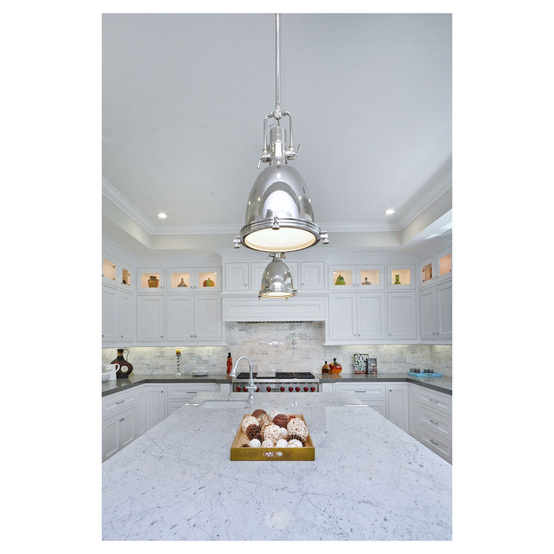 Maxim 25104FTBZ - Hi-Bay 1 Light 24" Pendant