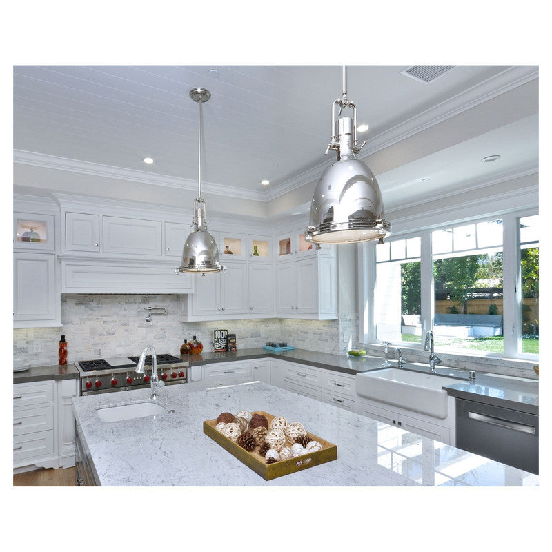 Maxim 25104FTBZ - Hi-Bay 1 Light 24" Pendant