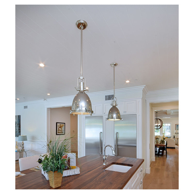 Maxim 25104FTBZ - Hi-Bay 1 Light 24" Pendant