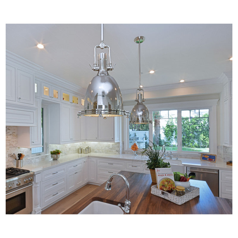 Maxim 25109FTBZ - Hi-Bay 1 Light 18" Pendant