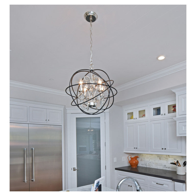 Maxim 25144ARPN - Orbit 6 Light 28" Pendant