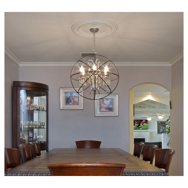 Maxim 25144ARPN - Orbit 6 Light 28" Pendant