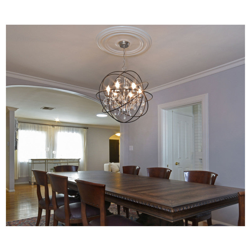 Maxim 25144ARPN - Orbit 6 Light 28" Pendant