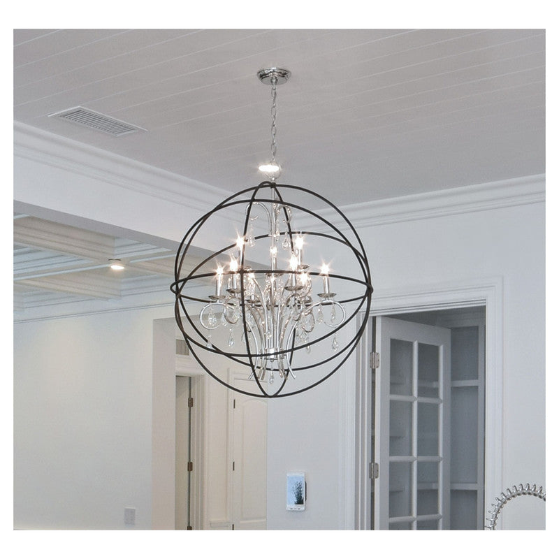 Maxim 25144ARPN - Orbit 6 Light 28" Pendant