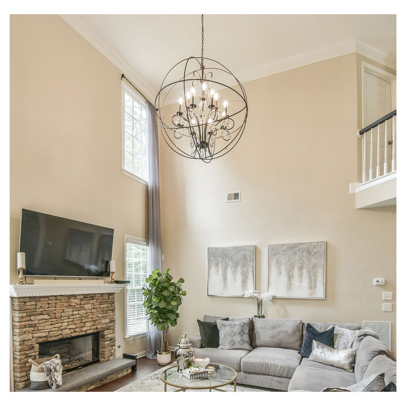 Maxim 25147ARPN - Orbit 12 Light 44" Pendant