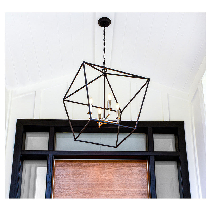 Maxim 25155GLTXB - Abode 4 Light 28" Chandelier