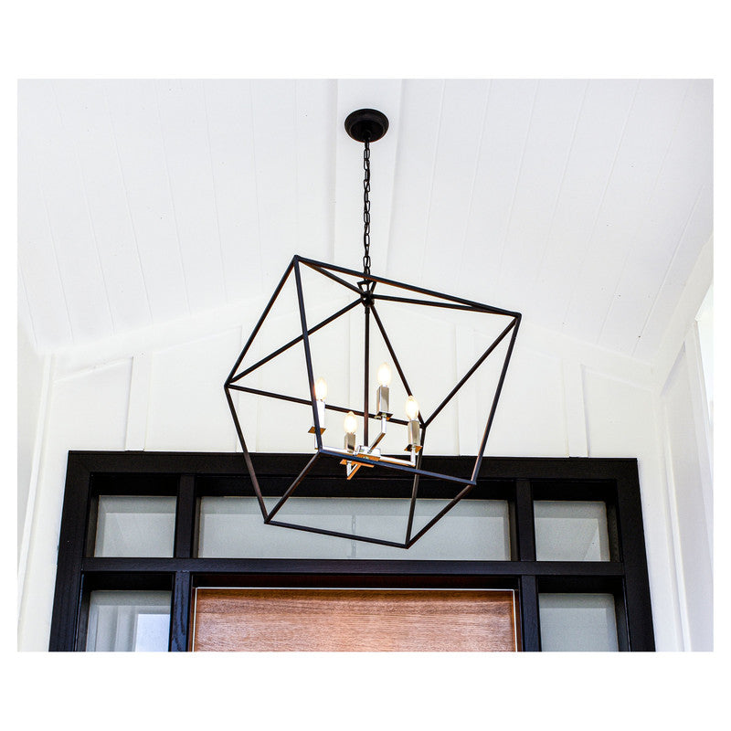 Maxim 25156GLTXB - Abode 4 Light 21" Chandelier
