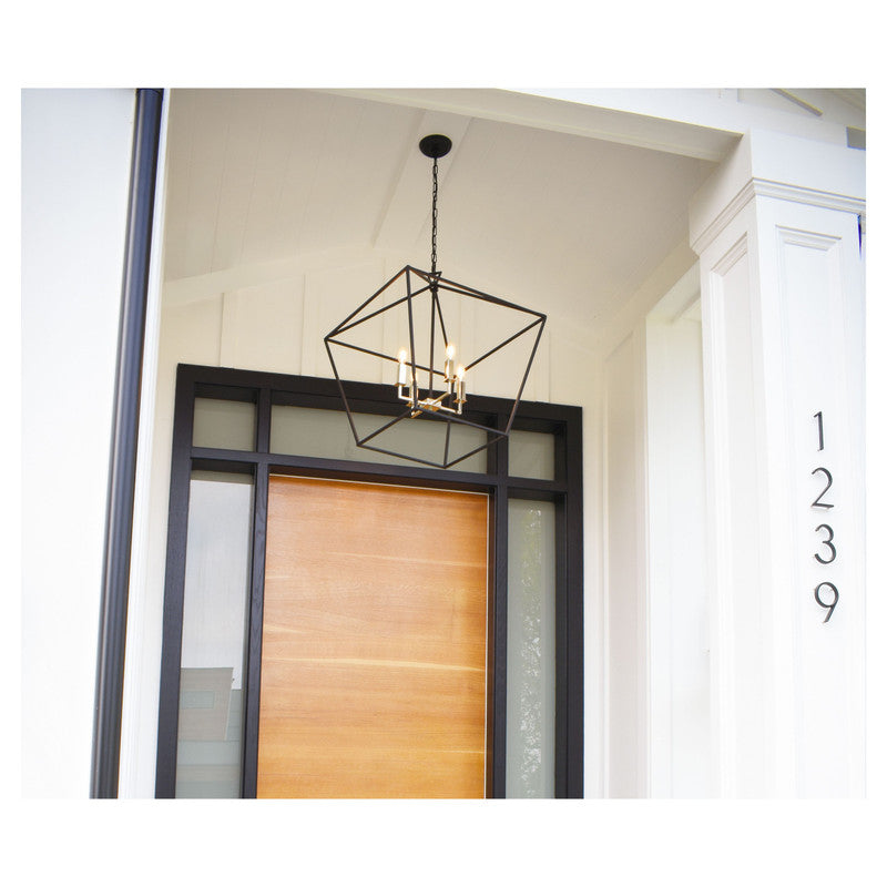 Maxim 25156GLTXB - Abode 4 Light 21" Chandelier