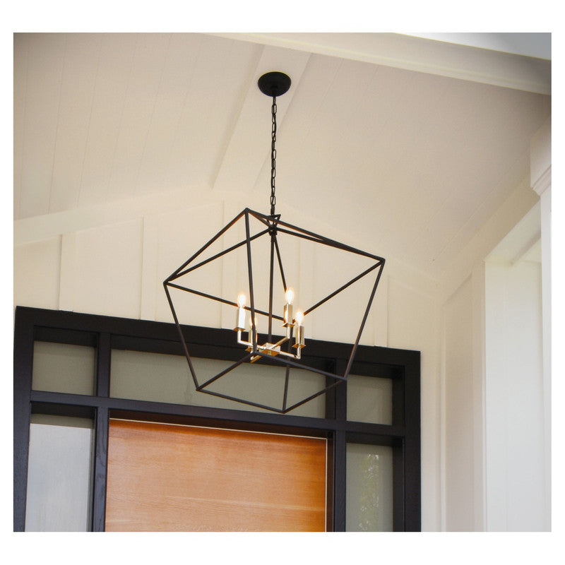 Maxim 25156GLTXB - Abode 4 Light 21" Chandelier