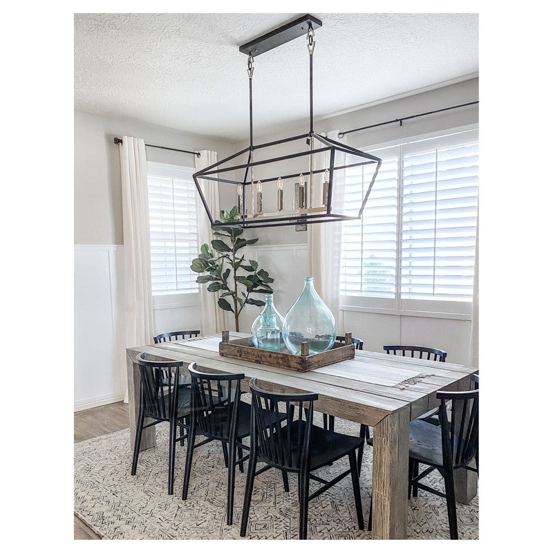 Maxim 25157GLTXB - Abode 5 Light 47" Chandelier