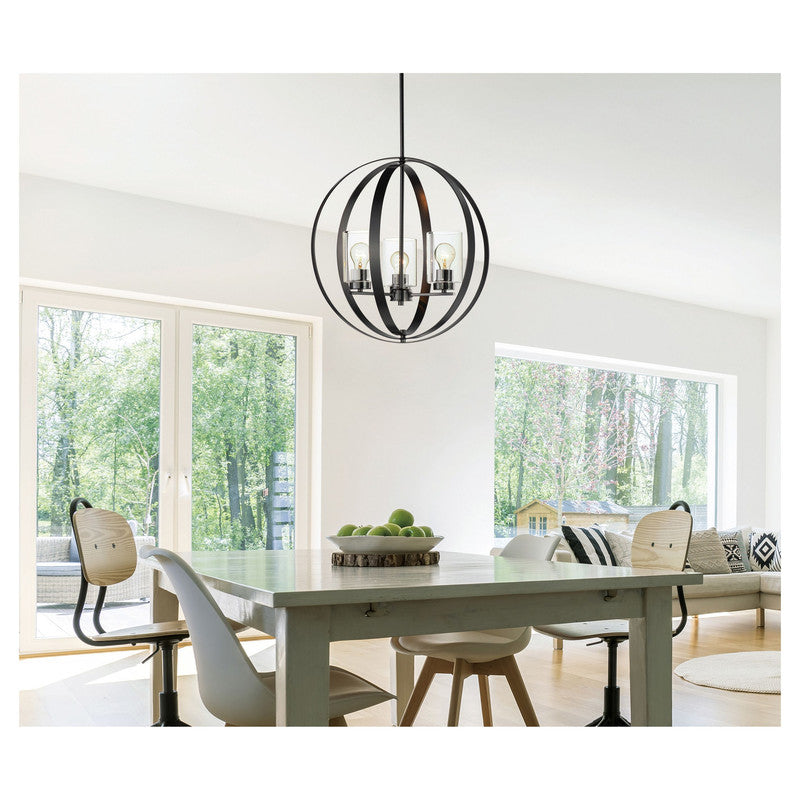 Maxim 25254CLBK - Sentinel 3 Light 21" Pendant