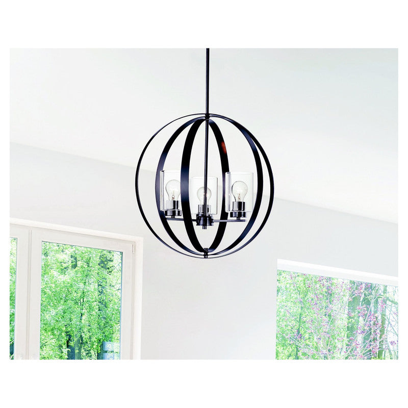 Maxim 25254CLBK - Sentinel 3 Light 21" Pendant