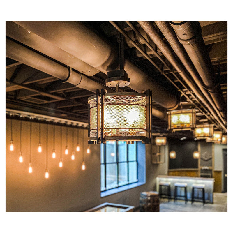 Maxim 27560BKBWAB - Boundry 3 Light 17" Flush Mount