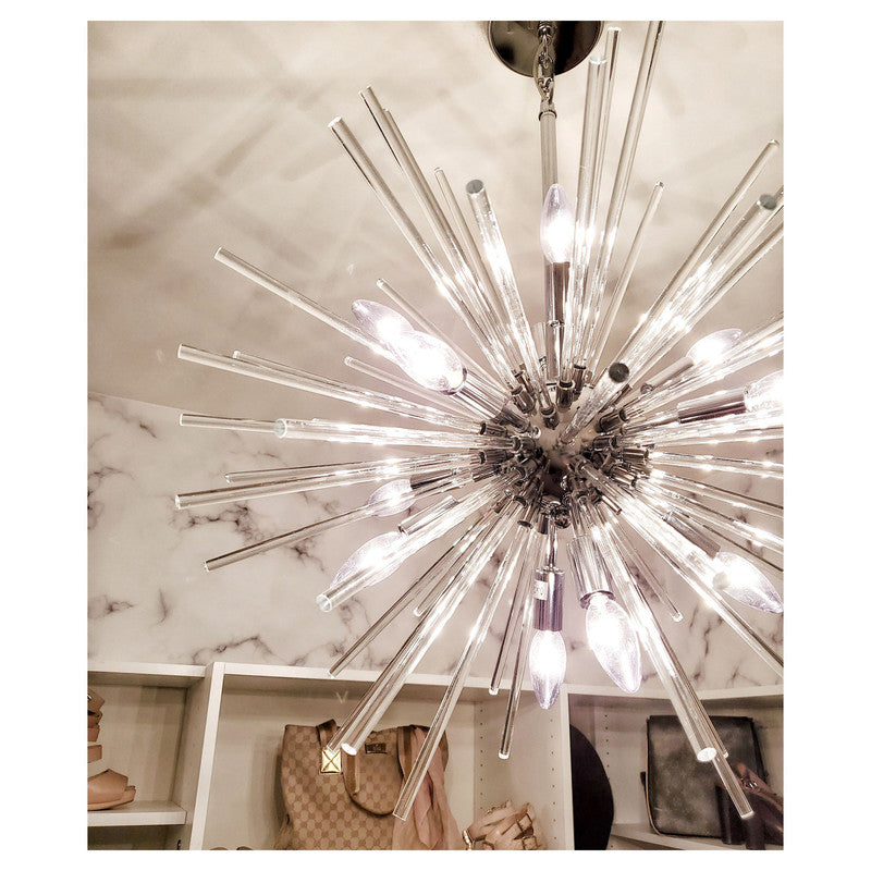 Maxim 28664CLPC - Polaris 12 Light 25" Pendant