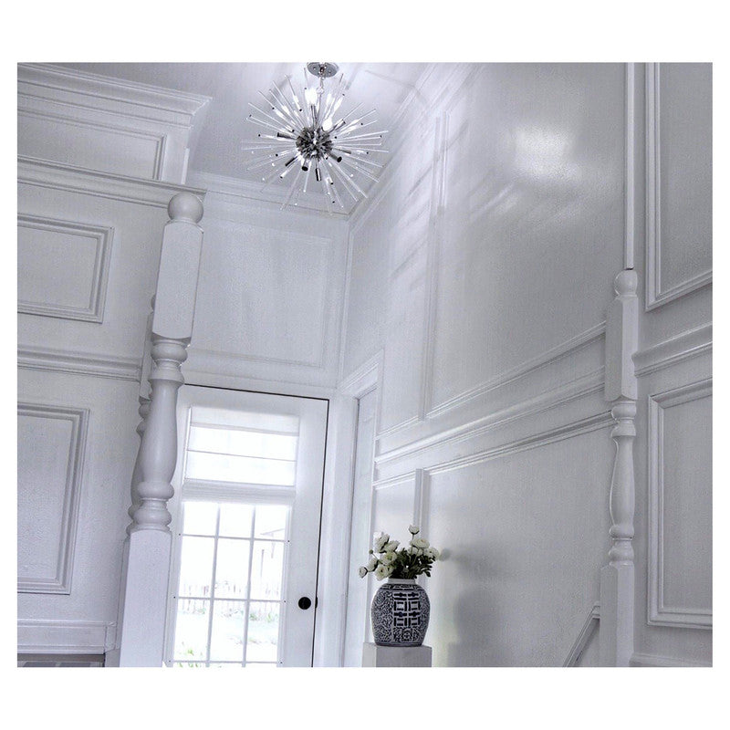 Maxim 28664CLPC - Polaris 12 Light 25" Pendant