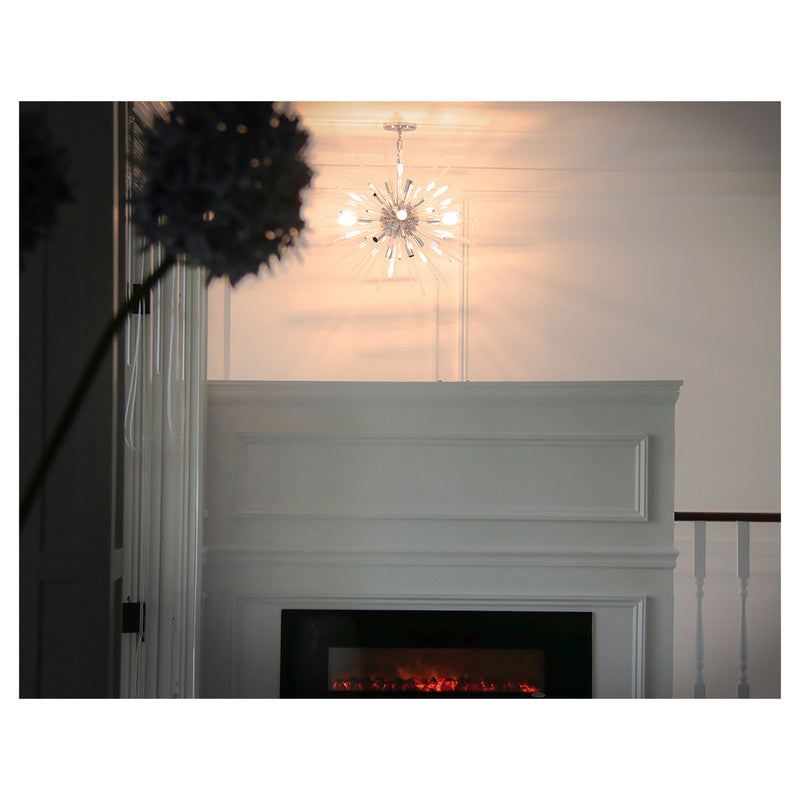 Maxim 28664CLPC - Polaris 12 Light 25" Pendant