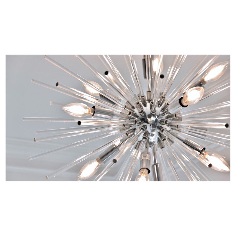 Maxim 28664CLPC - Polaris 12 Light 25" Pendant