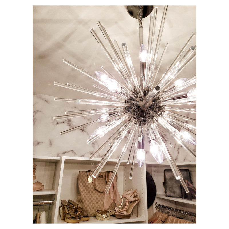 Maxim 28664CLPC - Polaris 12 Light 25" Pendant