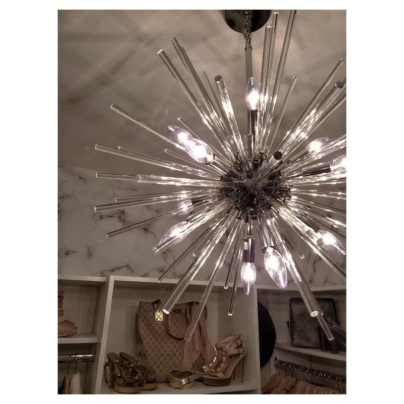 Maxim 28664CLPC - Polaris 12 Light 25" Pendant