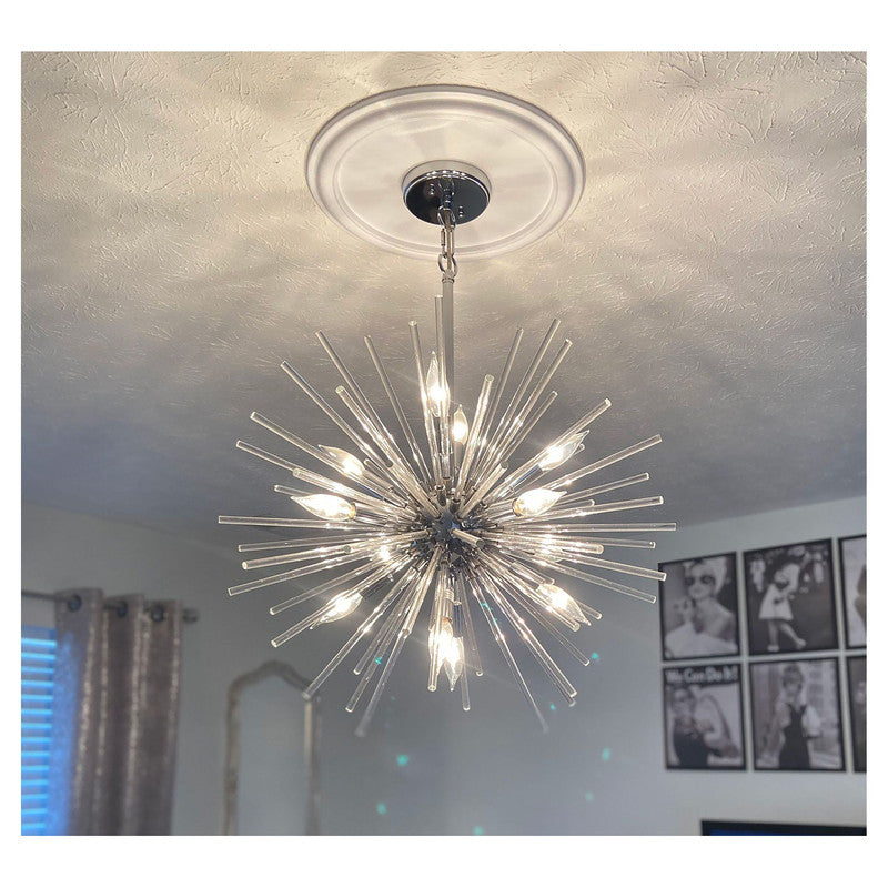 Maxim 28666CLPC - Polaris 16 Light 40" Pendant