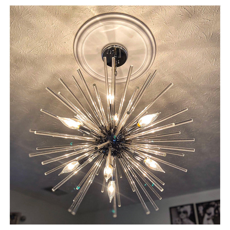 Maxim 28666CLPC - Polaris 16 Light 40" Pendant