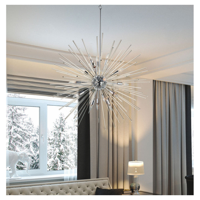 Maxim 28677BKGLD - Radial 5 Light 30" Pendant