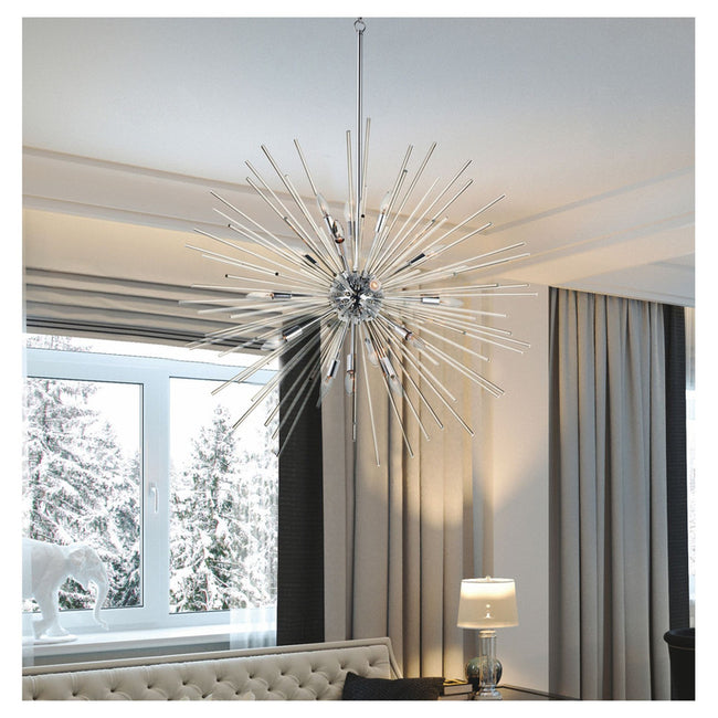 Maxim 28677BKGLD - Radial 5 Light 30" Pendant
