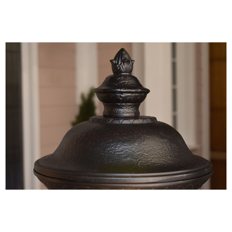 Maxim 3420WGOB - Carriage House DC 3 Light 27" Post Light