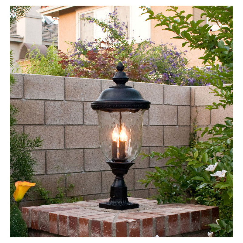 Maxim 3421WGOB - Carriage House DC 3 Light 29" Post Light