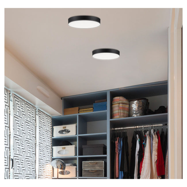 Maxim 57662WTBK - Trim 1 Light 7" Round LED Flush Mount