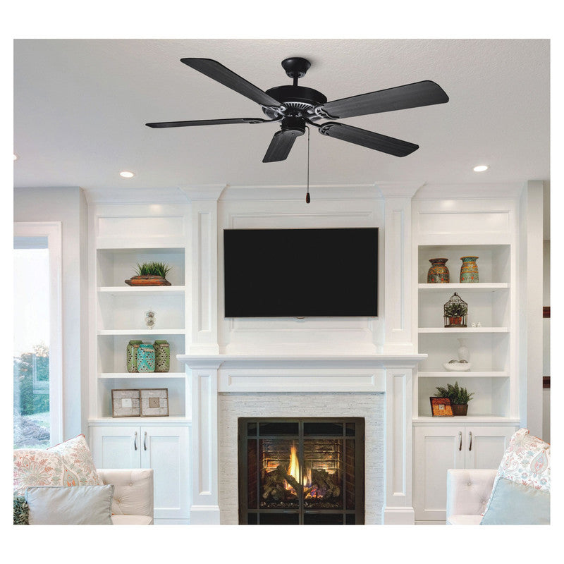 Maxim 89905BKWP - Basic-Max 52" Ceiling Fan