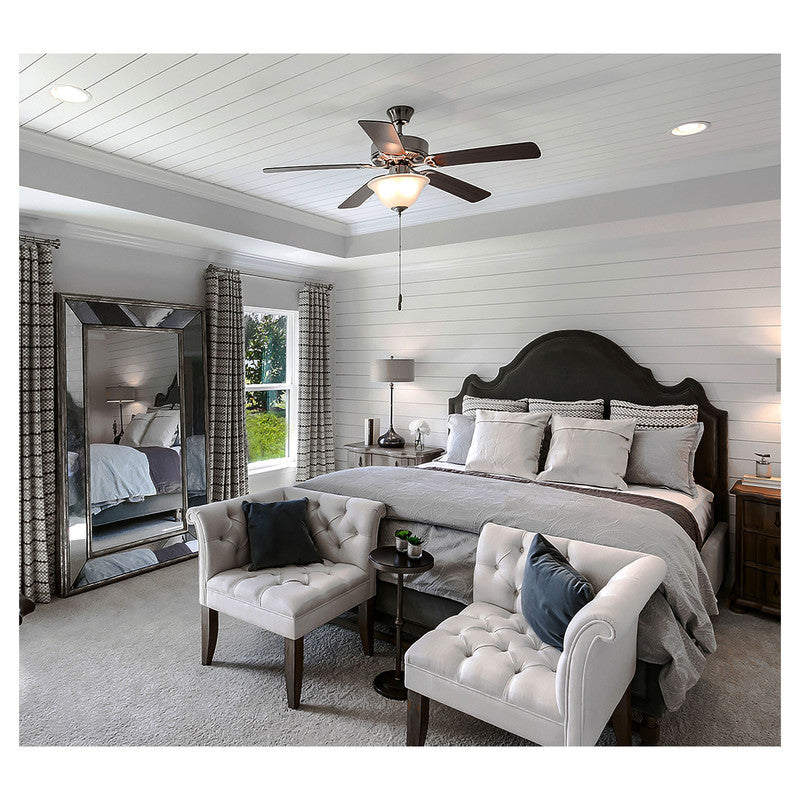 Maxim 89905BKWP - Basic-Max 52" Ceiling Fan