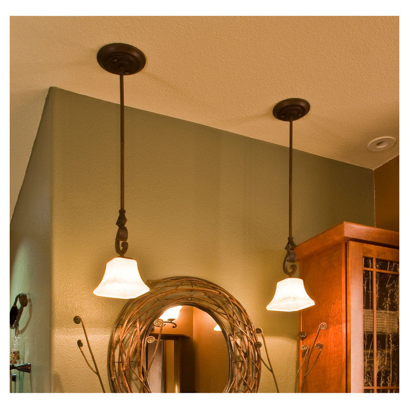 Maxim 92060FLRB - Oak Harbor 1 Light 15" Pendant