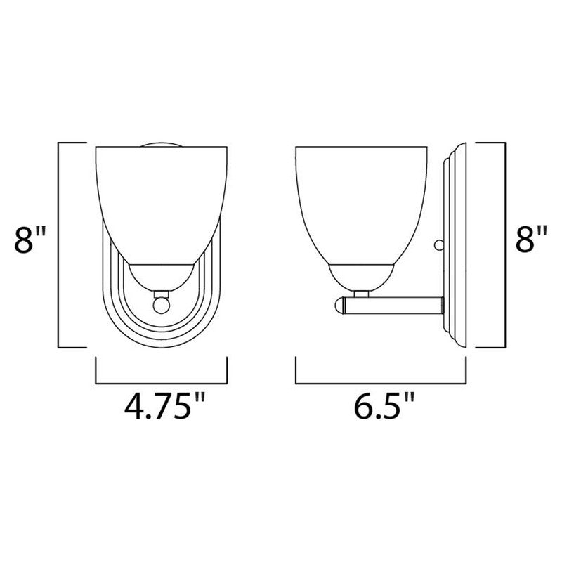 Maxim 11311 - Axis 1 Light 8" Vanity Light