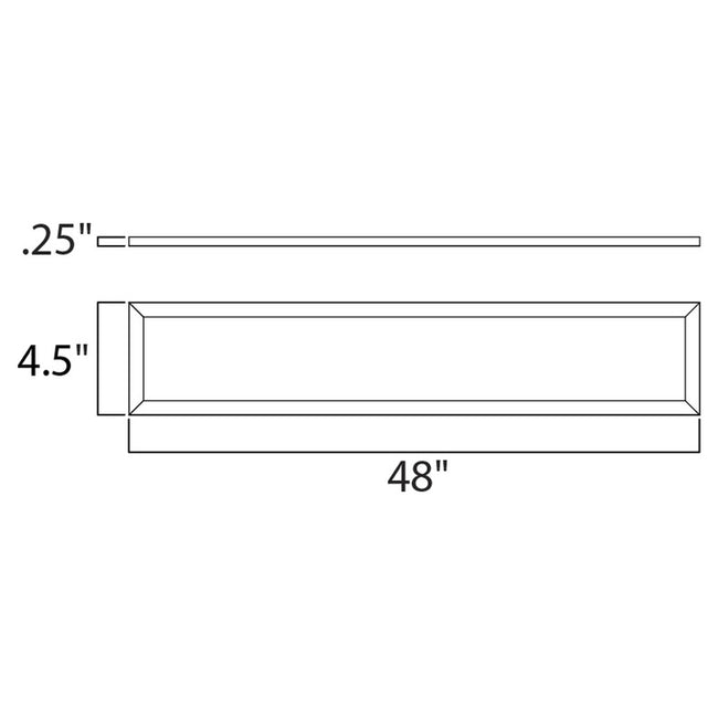 Maxim 88904BZ - CounterMax MX-L-120-SL 48" LED Under Cabinet Light - 3000K