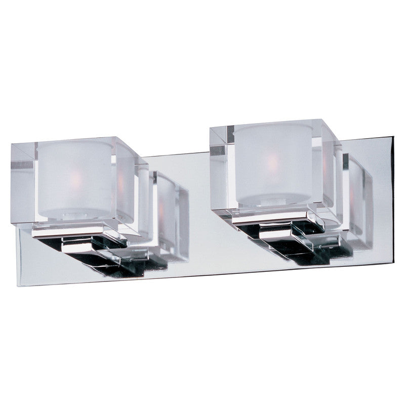 Maxim 10002CLPC - Cubic 2 Light 15" Vanity Light