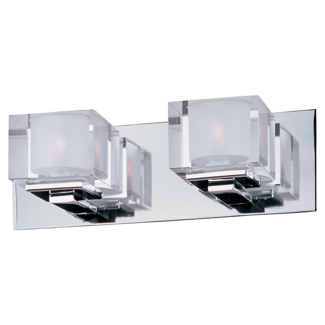 Maxim 10002CLPC - Cubic 2 Light 15" Vanity Light