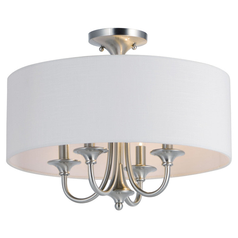 Maxim 10013OMOI - Bongo 4 Light 18" Semi Flush Ceiling Light