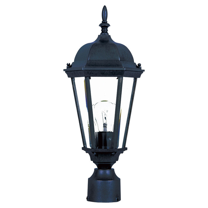 Maxim 1001BK - Westlake 1 Light 19" Post Light